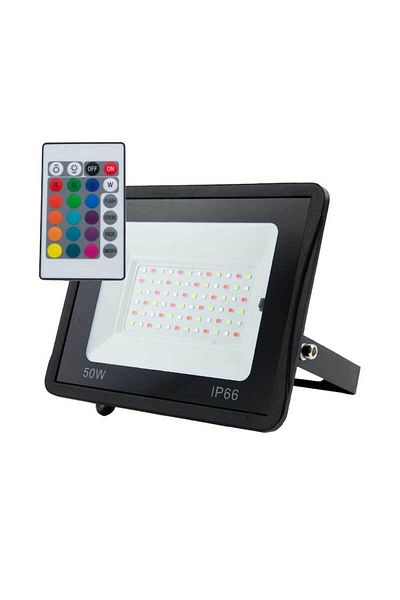 CLASSLIGHTS Proiector LED RGB - 220V, cu telecomandă, putere 50W ElectroAZ