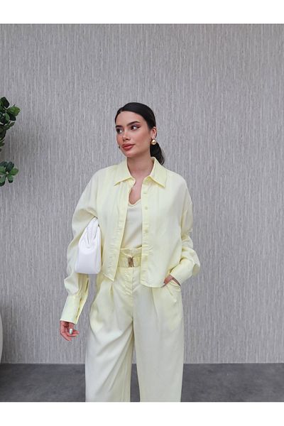 ESRAHELVACI High Waist Pants Triple Set