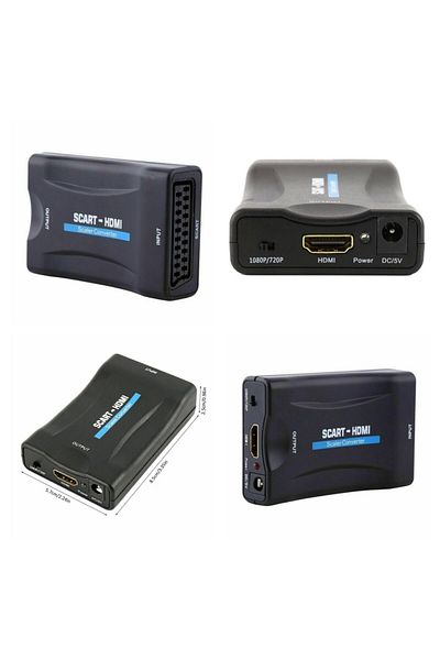 CLASSLIGHTS Scart To Hdmi 1080p Converter, Electroaz