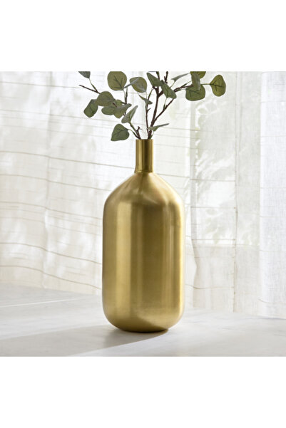 Home Box Avya Metal Conical Base Tall Floor Vase 20x20x46 cm