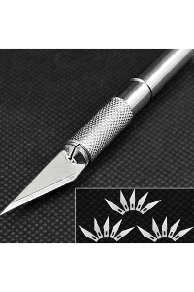 Müstesna Ahşap Oymacılığı Ağaç Sanatı Oyma Neşteri Sanat Bıçakları 16 Yedek U...