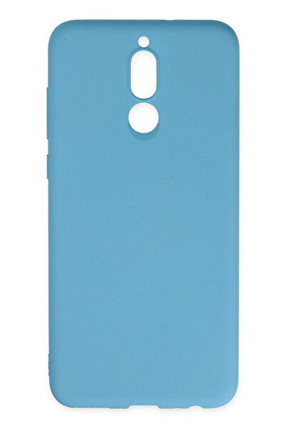 NewFace حافظة هواوي ميت 10 لايت نانو من الداخل سيليكون مخملي - أزرق SPTGL