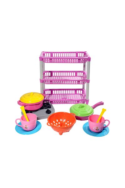 BubbyPlay Three-Storey Kitchen Set - Fun and Educational Children's Toy