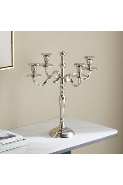 Home Box Avya Aluminium 4-Arm Candelabra 35x35x38.5 cm