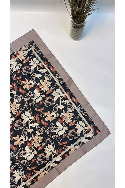 Onur Scarf - Lightweight Comfortable Use Soft Fabric Scarf Floral Pattern Fashion Product Trend Store