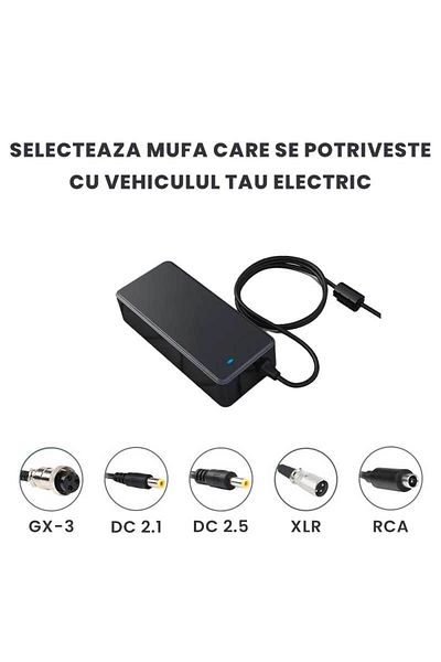CLASSLIGHTS Încărcător inteligent Li-ion pentru trotinetă 72V - 84V, putere 1.5Ah, ElectroAZ