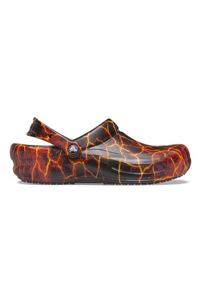Crocs Clogs Crocs Bistro Graphic Clog 36-37 EU - M4/W6 US Black - Black/Flame
