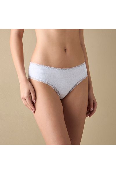 FAV Bikini Briefs with Lace Detail Waistband