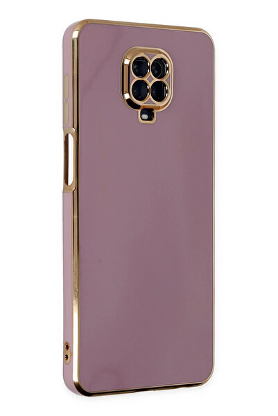 NewFace غلاف هاتف Xiaomi Redmi Note 9 Pro من السيليكون - أرجواني SPTGL