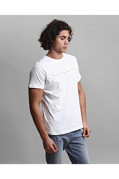 destekar Barış Unisex Tişört - Beyaz