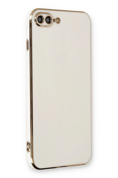 NewFace حافظة آيفون 7 بلس من السيليكون - أبيض DRSTR