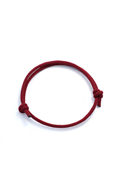 Choice سوار حبل قابل للتعديل مصنوع يدويًا للرجال بسمك 4 مم، سوار علاقات، هدية له