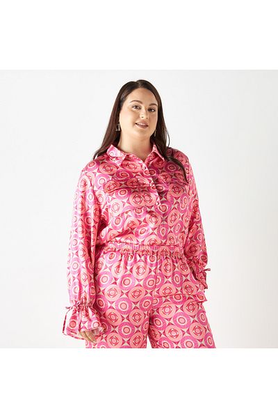 FAV طقم قميص مطبوع بأكمام طويلة