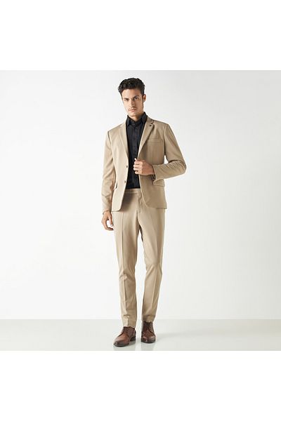 FAV Textured Shirt with Pocket and Long Sleeves
