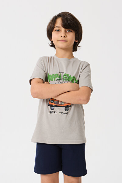 Nisrakids Boy's Shorts Suit Bottom Top Cotton Combed Fabric