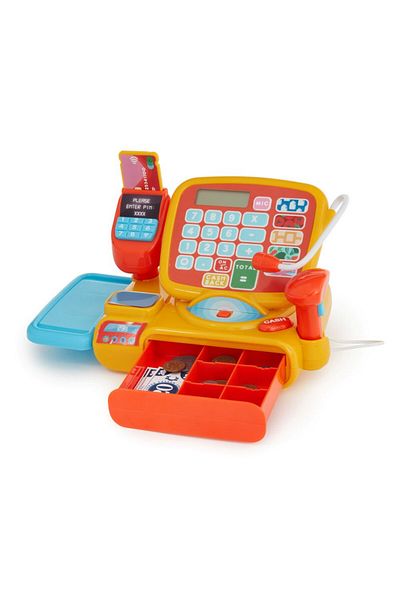 Casdon - Cash Register Toy with Calculator & Accessories for Kids 3+