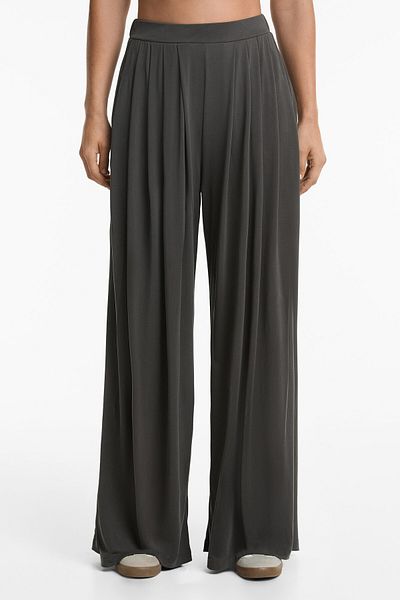 Oysho Extra wide modal blend trousers