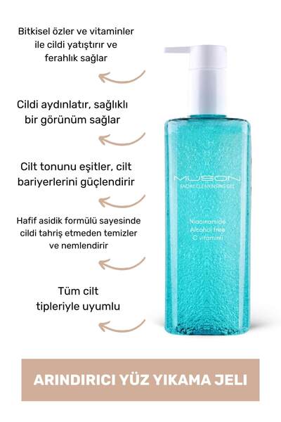 Muson Arındırıcı Yüz Yıkama Jeli 300 ML