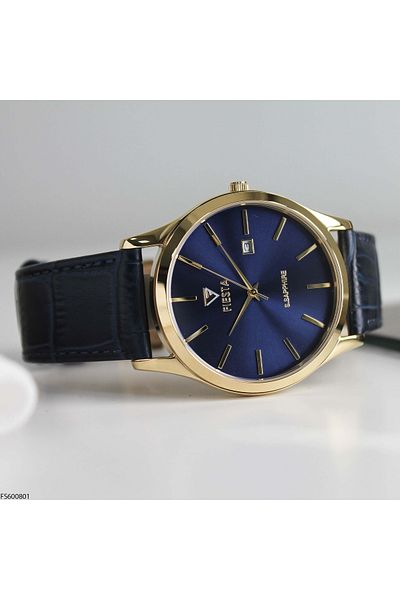 Fiesta Fs600801 Men's Wrist Watch with Leather Cord