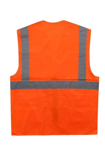 Çamdalı İş Elbiseleri Γιλέκο προειδοποίησης Engineer Neon Orange με φερμουάρ τσέπης