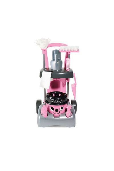 Casdon - Hetty Deluxe cleaning trolley for Kids 3+ - Pink