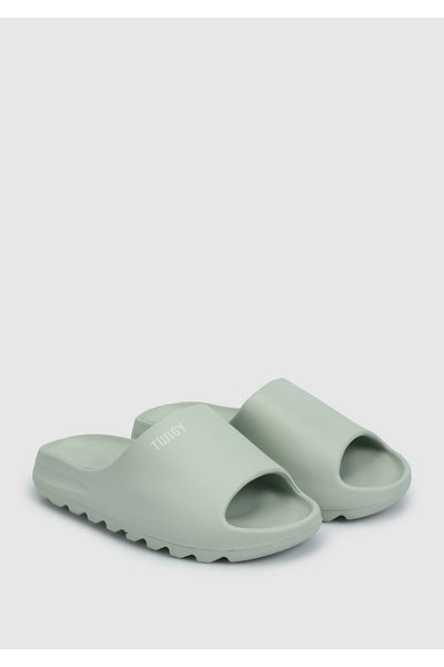 Twigy Green Women's Beach Slippers