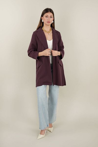 Ranasubaşı Burgundy Blazer Jacket