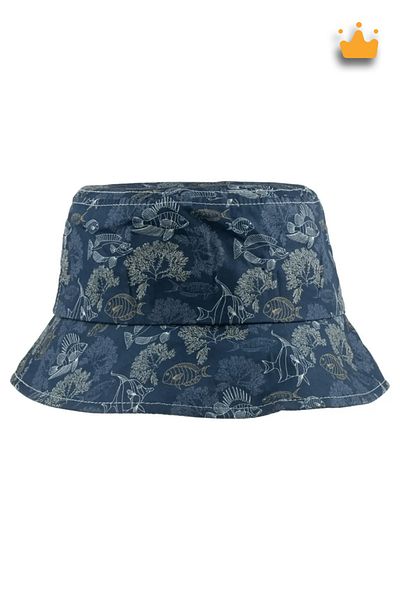 Kitti 4-8 Years 52cm Boy's Summer Fedora Hat Navy Blue Y 2323001