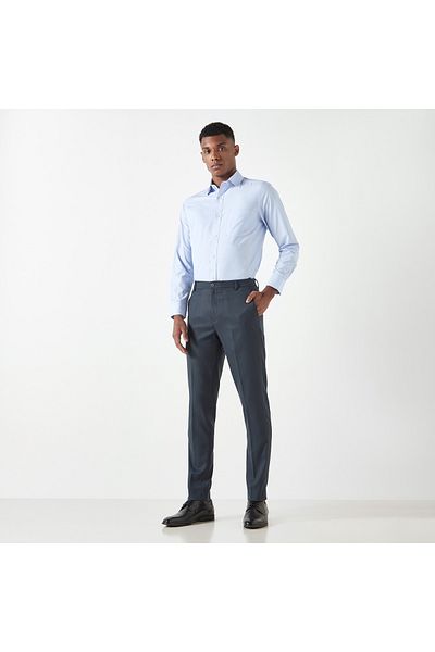 FAV Regular Fit Shirt with Collar and Long Sleeves