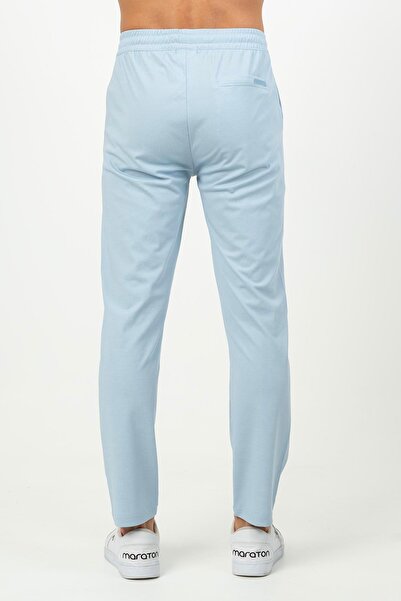 MARATON Regular Erkek Düz Paça Sisli Mavi Eşofman Altı 21574