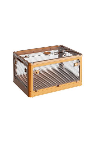 Flippy Foldable Storage Box, , With Lid, 29 L, Plastic, 40.5x29x24.5 Cm, ​​Orange