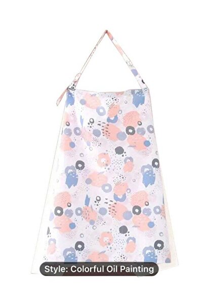 dehkah مريلة رضاعة طبيعية من القطن بطبعات جميلة