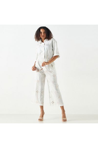 FAV Embroidered Shirt Set