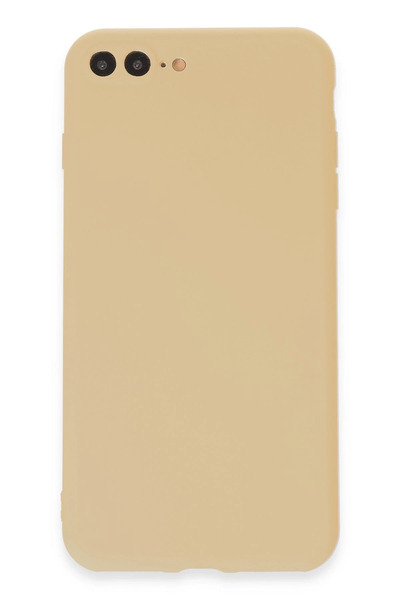 NewFace حافظة آيفون 7 بلس سيليكون أولى - ذهبي SPTGL