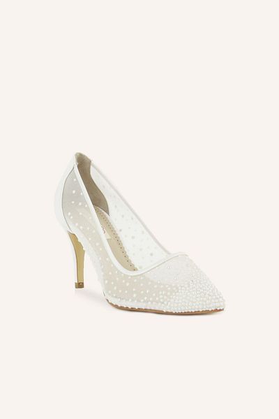 MARCATELLI Pantofi de mireasa Cinderella Mini Pearl
