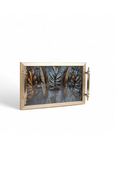 ROSE CENTER Decorative Tray, Special Design Presentation Tray, 32X18Cm