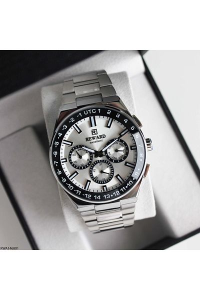 Reward Rwa146801 Men's Wrist Watch with Steel Band