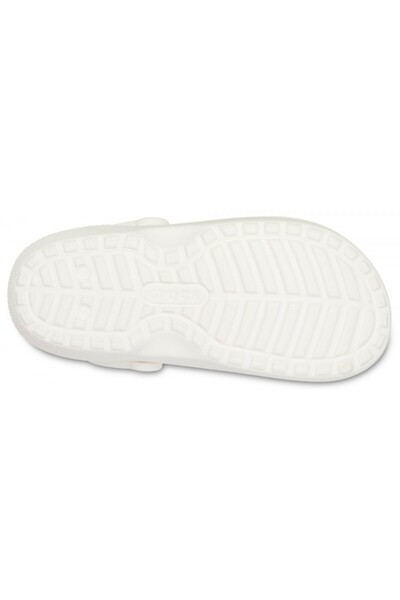 Crocs Saboti clasic cu căptușeală - alb/gri
