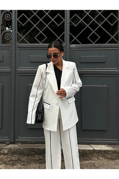 buqre's moda Double Blazer Jacket Set
