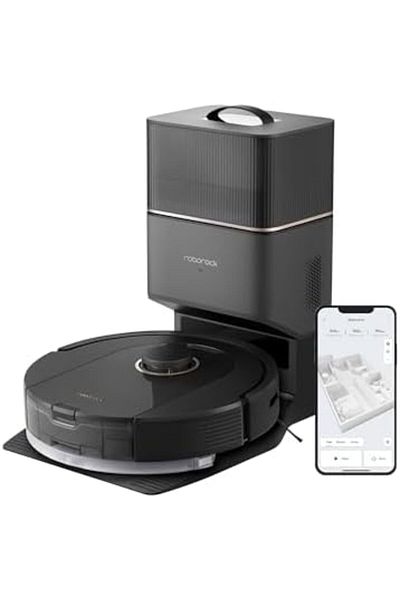 Roborock Q5 Pro+ Robot Vacuum and Mop, Self-Emptying, 5500 Pa Max Suction, DuoRoller Brush