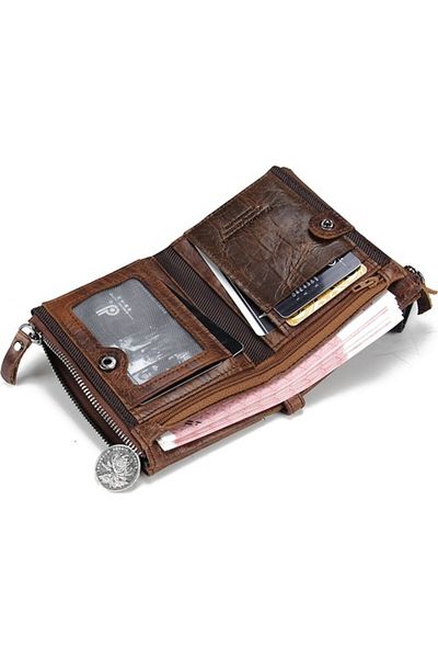 Müstesna ® Men's Wallet Models Real Leather Design Wallet Gift for Lover Men's Accessory