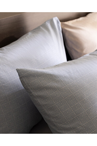 Madame Coco Față de pernă Odette 100% bumbac Ranforce din 2 piese - Albastru