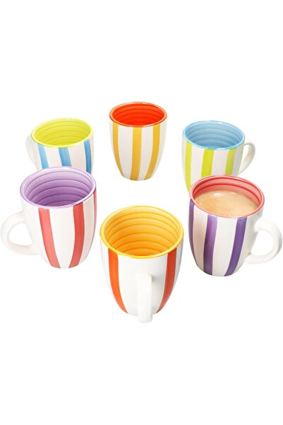 Tavola Set of 6 coffee and tea cups 350 ml SUMMER