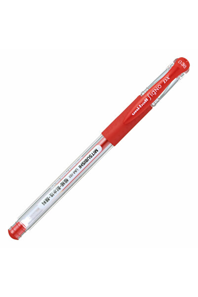 Genel Markalar Uni-ball Roller Kalem Signo Dx Fine Jel Bilye Uç 0.7 Mm Kırmız...