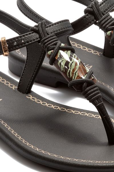 Grendha Cacau Rustica Women's Flip Flops Sandals Black 35/40