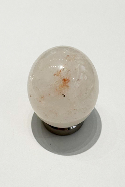 DM AKSESUAR %100 Doğal Pembe Kuvars Taşı Ham Küre Parça Kütle Dekoratif