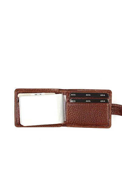 Aka Deri Tan Card Holder Wallet 045 63