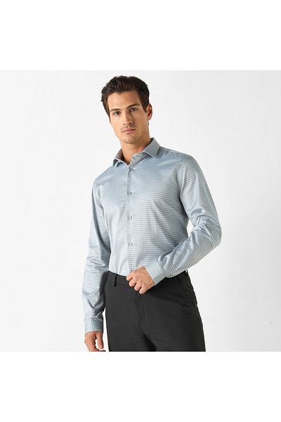 FAV Regular Fit Checked Shirt with Long Sleeves and Button Closure