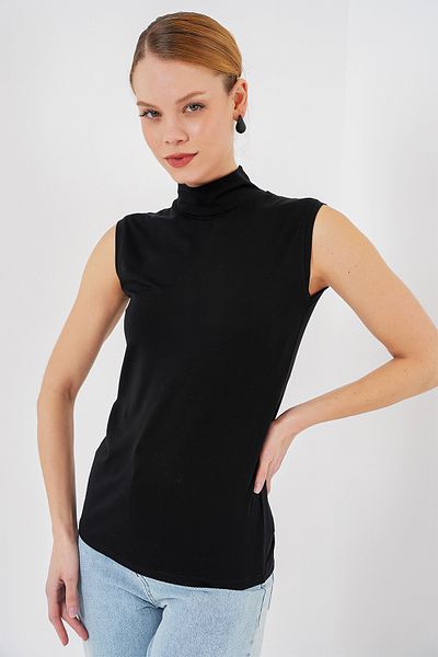 Bigdart Women's Sleeveless Bodysuit 4348 - Black