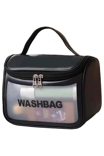 TECOS Travel Cosmetic Bag, ®, Dimensions 22x22x12.5 Cm, ​​Waterproof, Black